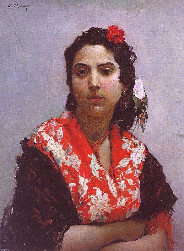   Raimundo de Madrazo y  Garreta A Gypsy